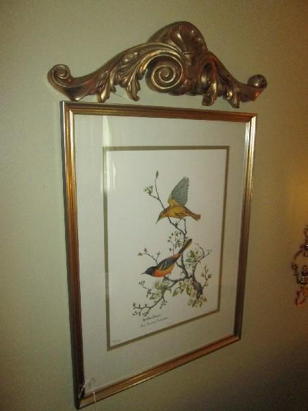 Baltimore Oriole Birds in Branches Litho Print Limited 1847/2000 Edition