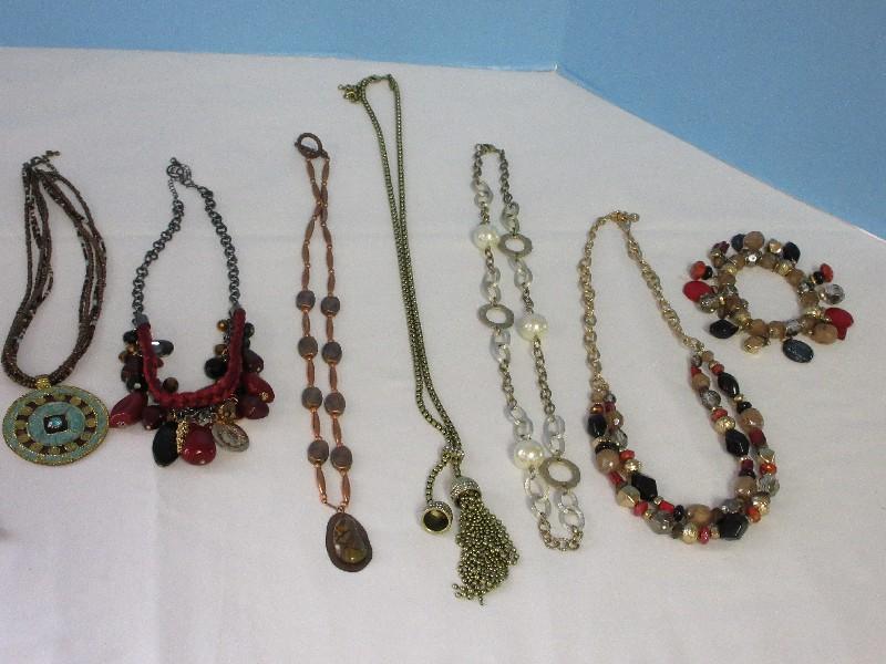 Fashion Jewelry Ruby Road, L.S., E.L & Other Jewelers Multi-Strand Beaded