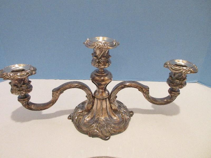 Reed & Barton Silverplate Hollowware Center Piece Epergne/Candelabra