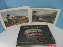 Currier & Ives America Panorama Mid 19th Century Scenes 80 Choice Prints
