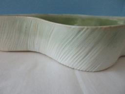 Southern Pottery Attributed to Artist Silvie Granatelli Signed Green Glaze Bowl