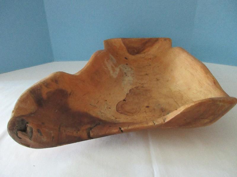 Hand Carved Free Form Natural Edge Bowl