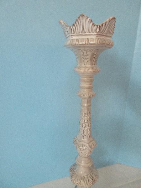 Vietri Earthenware Incanto Collection 19 1/2" Candlestick Holder