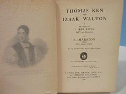 Antique Book Thomas Ken & Izaak Walton A Sketch of Their Lives