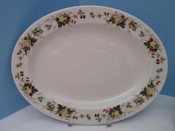 2 Pieces - Royal Doulton Fine China Oval 13 1/4" Platter & Oven China 6 5/8" Soufflé