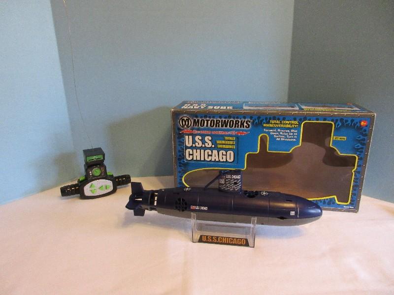 U.S.S. Chicago Radio Control Totally Submersible Submarine by Motor Works