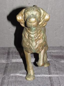 Cast Iron Dog Door Stop Décor