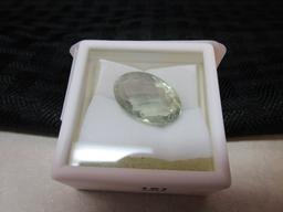 Green Amethyst 16ct Oval