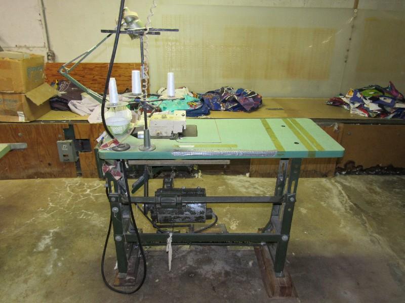Rockwell-Rimoldi Sewing Machine w/ AMCO 1/2HP 3500RPM Motor Drive