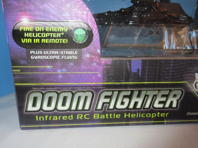 Dome Fighter Infrared RC Battle Helicopter Erebus Black Multi Directional Remote Control