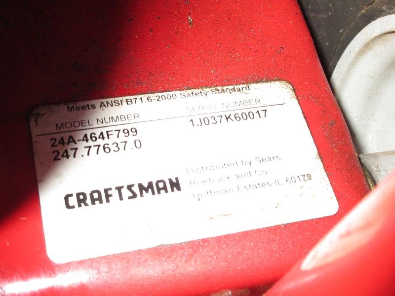 Craftsman Chipper Shredder 3 Way Feeding System 10:1 Ratio