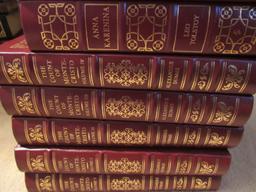 The Eastern Press Leather Bound/Gilted Books Lot - The Count of Monte Cristo