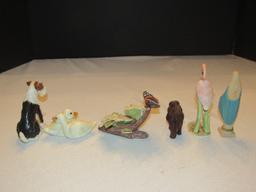 Misc. Lot - Ceramic Dog, Goebel Ducks, Flamingo Dogwood, Etc.