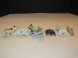 Misc. Lot - Ceramic Dog, Goebel Ducks, Flamingo Dogwood, Etc.