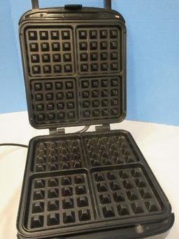 Cuisinart 4 Belgian Deep Pocket Waffles Maker 5 Heat Setting