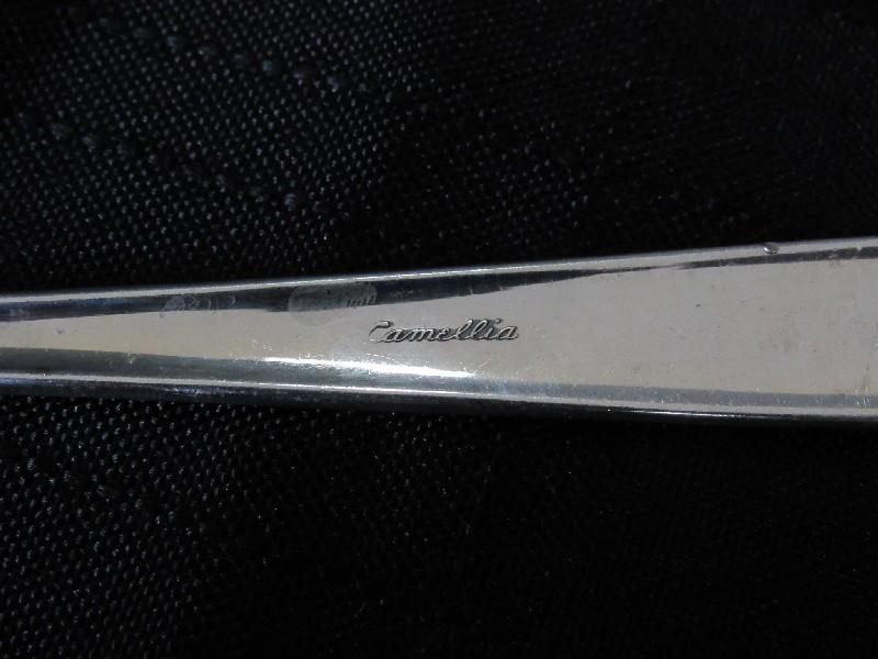 8 Gorham Sterling Camellia Pattern Table Forks Floral Trim Pattern