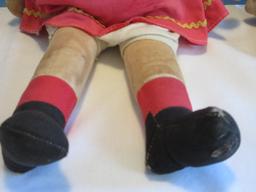 Vintage Adorable "Little Lulu" Cloth Dolls 7" Gund & 14 1/2"