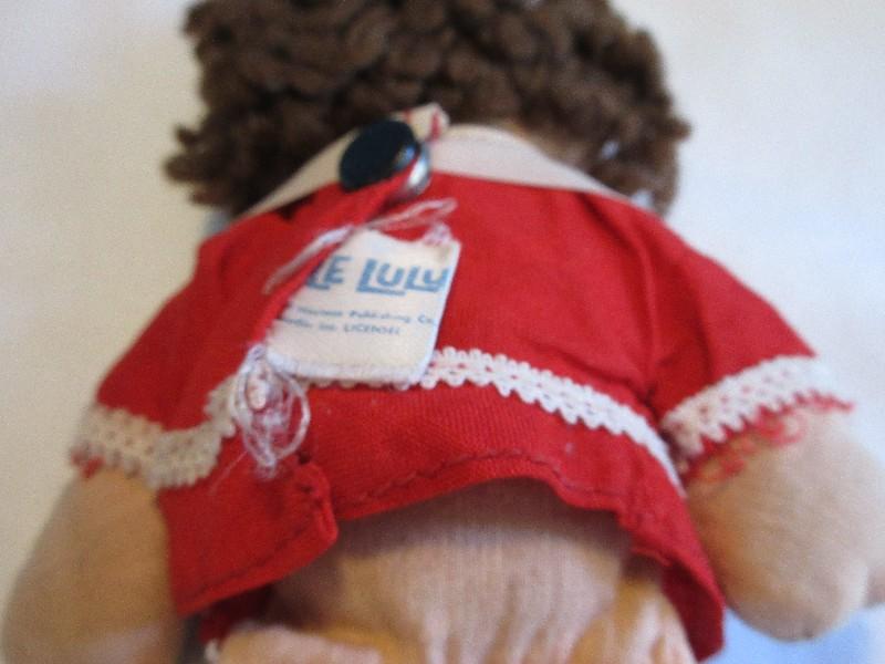 Vintage Adorable "Little Lulu" Cloth Dolls 7" Gund & 14 1/2"