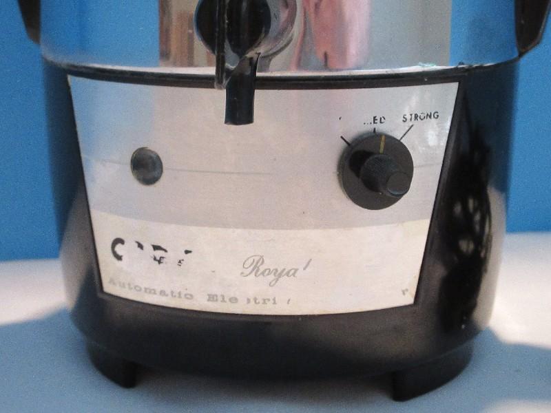 Retro Cory Royal Electric Automatic Percolator Model A20P Stainless Finish 20 Cups