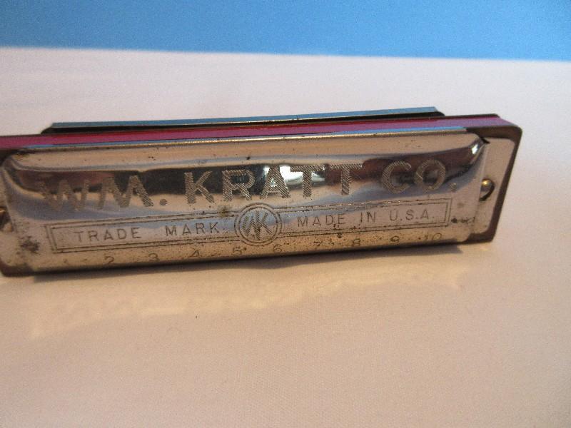 Vintage Wm. Kratt Co. Professional Hit Parade "C" Harmonica