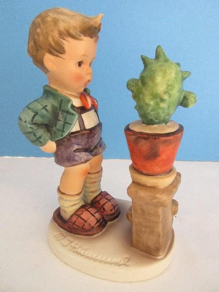 Vintage Goebel Hummel "Confidentially" #314 Figurine 6" Boy w/ Cactus Circa 1979-1991