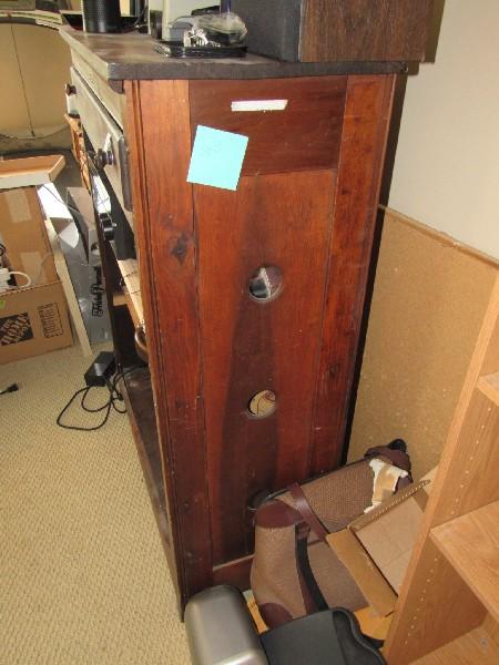 Vintage Wooden ACME Shelving Organizer 1 Drawer w/ 2 Attached Inner Shelves