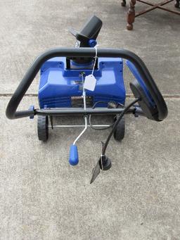 Blue Metal Snowjoe Snow Blower, Model 5TG27E