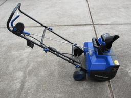 Blue Metal Snowjoe Snow Blower, Model 5TG27E