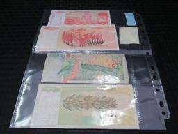 Four Foreign Bill Collection
