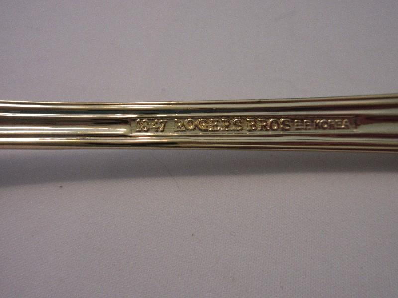 54 Pieces - 1847 Rogers Brothers International Silver Golden Flair Pattern Flatware