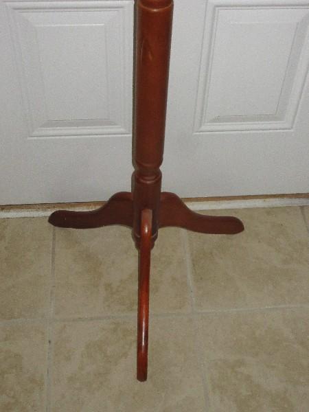 Traditional Pine Barley Twist Hat Coat 73" Rack Stand 6 Pegs Tripod Base