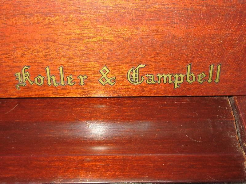 Kohler & Campbell Heirloom Quality Mahogany 39" Spinet Piano w/ Bench Lift Seat