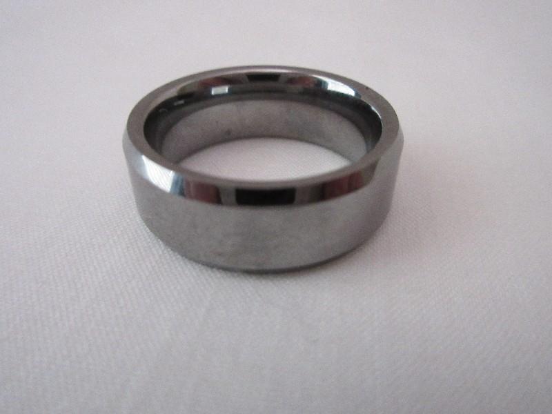 Tungsten FC Beveled Edge Ring Band