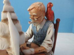 Collectors "For A Good Boy" by Norman Rockwell Museum Inc. Bisque Porcelain 5 1/2" Figurine