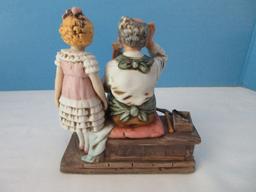 Collectors "The Cobblers" by Norman Rockwell Museum Inc. Bisque Porcelain 5 1/2" Figurine