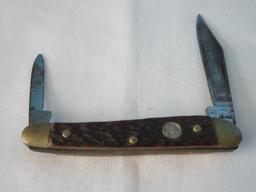 Group - Voos 1 Blade Pocket Knife Closed 3 1/4" Blades 2 1/2"/1 7/8"