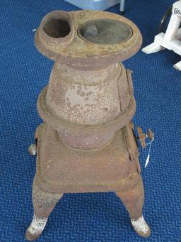 Vintage Cast Iron Wood Burning Garden Stove