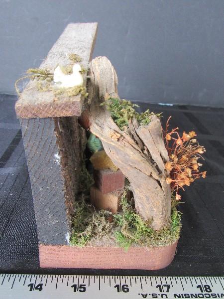 Southern Woods Boy in Garden Diorama Décor