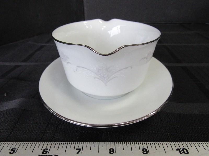 Noritake Japan Casablanca 6842 Ceramic Lot - Raised Hand Painted Floral Trim