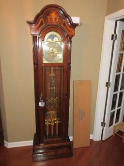 Grandiose Sleigh Mahogany Grand Father Clock