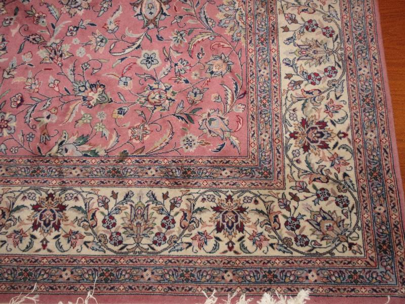 Magnificent Persian Style Design Traditional Area Rug Mauve Color w/ Fringe