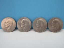 4 Eisenhower 1978 Dollar Coins
