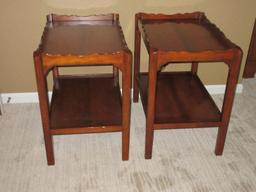 Pair - Stickley International Furniture LTD Medium Mahogany Depression Era Style