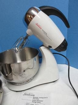 Sunbeam Mixmaster Heritage Series Stand Mixer Loaded w/ Features