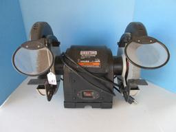 Ironton 8" Bench Grinder 3600 RPM w/ Guard & Magnifying Guard