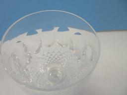 Set - 5 Waterford Cut Crystal Colleen Short Stem Pattern 4 1/4" Sherry 2oz Glasses