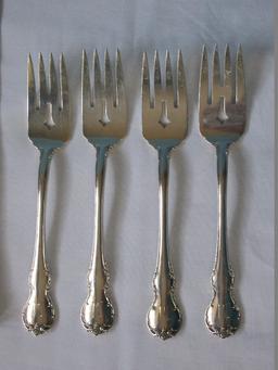 16 Pieces - Towle Sterling French Provincial Pattern Silverware Chic Curvaceous Design