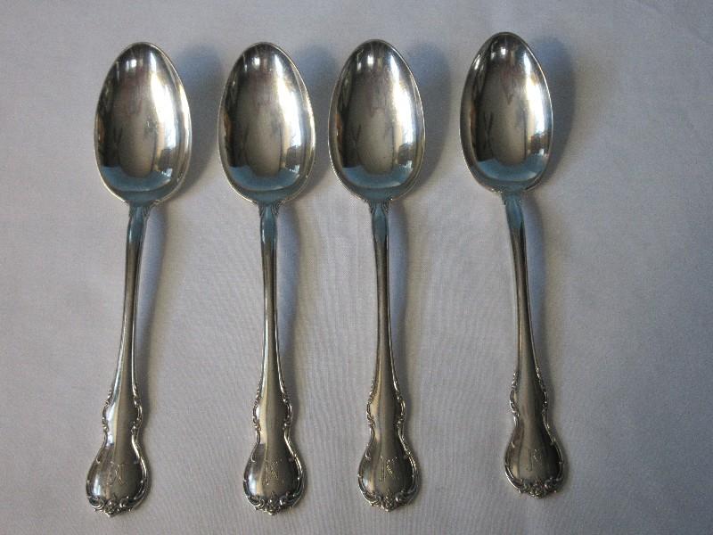 16 Pieces - Towle Sterling French Provincial Pattern Silverware Chic Curvaceous Design