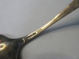 A. Stowell & Co. Sterling Silver Repousse Pattern 6 1/2" Teaspoon Back Engraved "Marion"