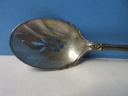 Heirloom Sterling Silver Pierced Bowl 6" Bon-Bon Spoon